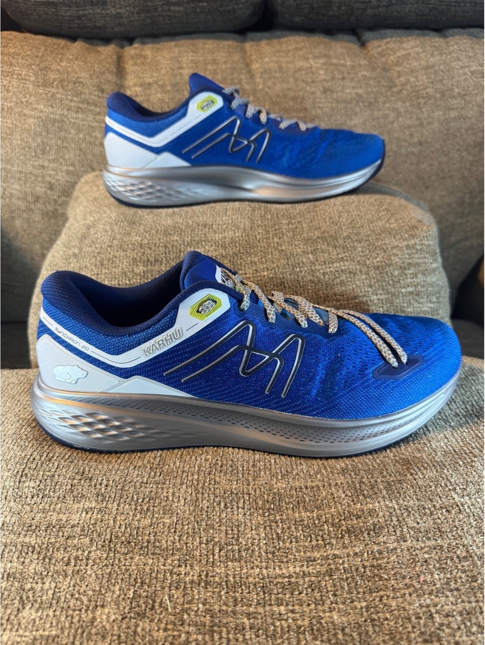 Karhu Synchron 2.0 Men's Running Shoes Blue/Silver Size 12.5